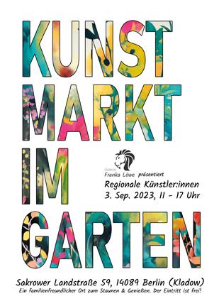 Kunstmarkt in Kladow, Galerie Franka Löwe präsentiert regionale Künstler:innen aus Kladow, Spandau und Umgebung