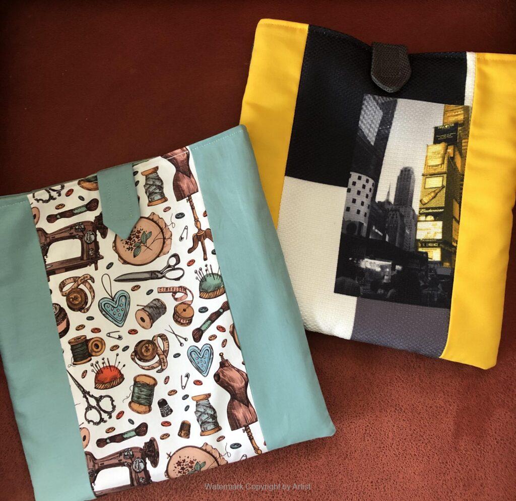 Selbstgenähte und beplottete Täschchen, Leseknochen, Bücherhüllen