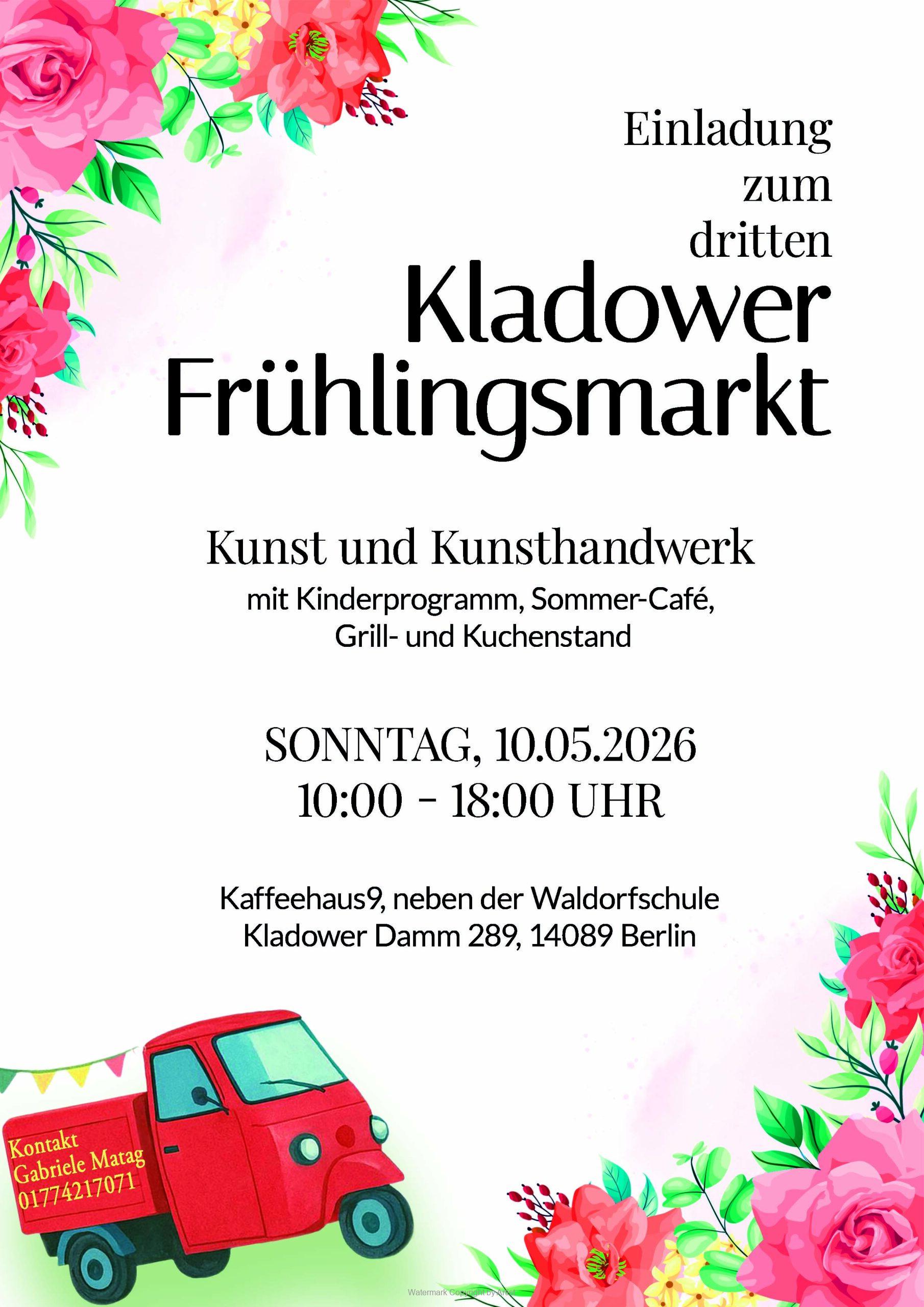 3. Kladower Frühlingsmarkt 2026